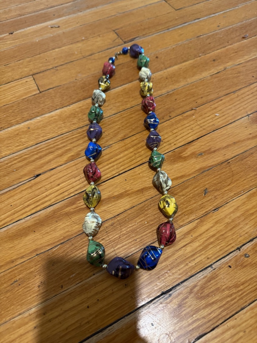 Multicolor Bead Statement Necklace - Women Jewelry